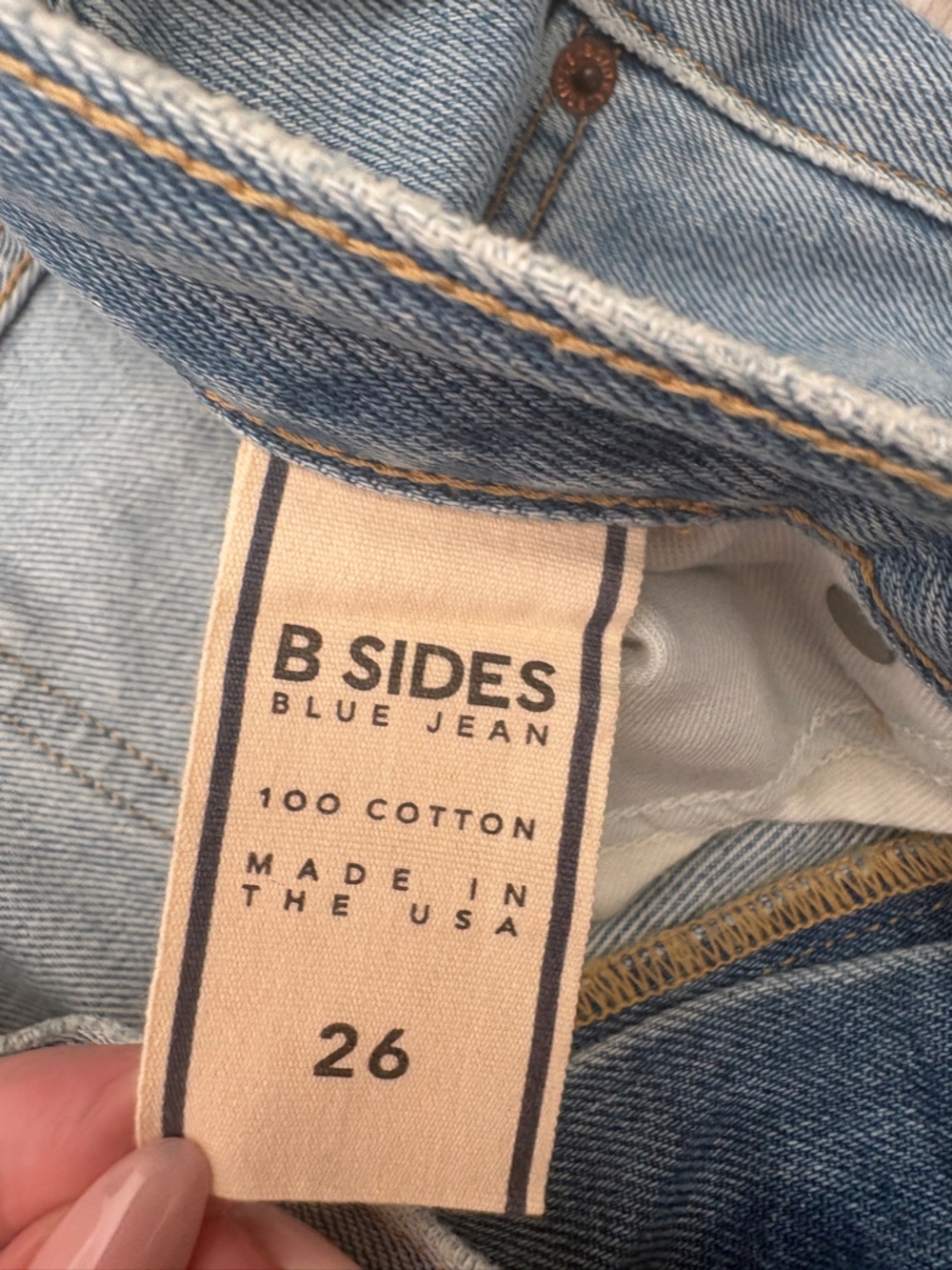 B SIDES Light Blue Straight-Leg Women’s Jeans - Picture 2 of 4